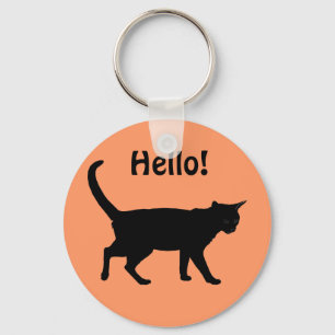 Halloween cats! key ring