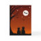 Halloween Cats Looking At The Moon