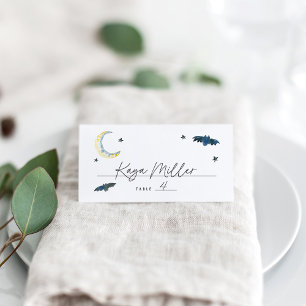 Halloween Cauldron Baby Shower Place Card