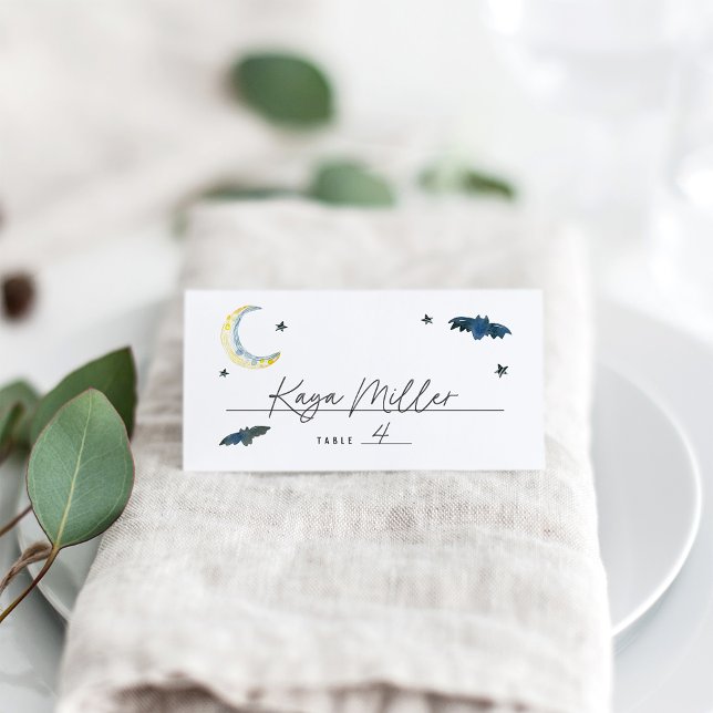 Halloween Cauldron Baby Shower Place Card (Creator Uploaded)