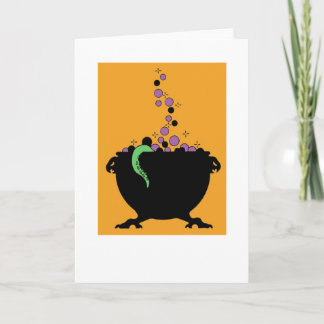 Halloween Cauldron Card