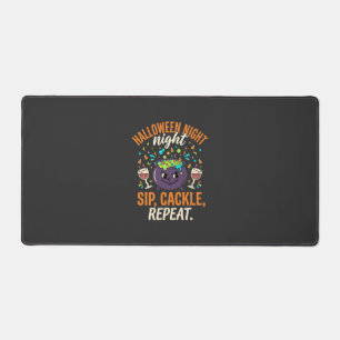 Halloween Cauldron Party Cheers Desk Mat