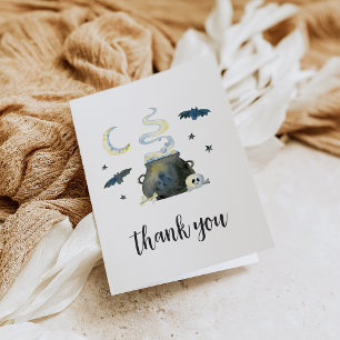 Halloween Cauldron Thank You Card