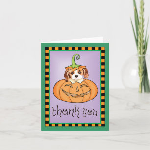 Halloween Cavalier Thank You Card