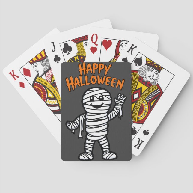 Halloween Celebration - Childhood Moment Playing Cards (Back)