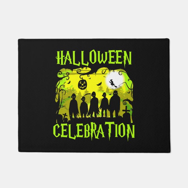 Halloween Celebration  Doormat (Front)