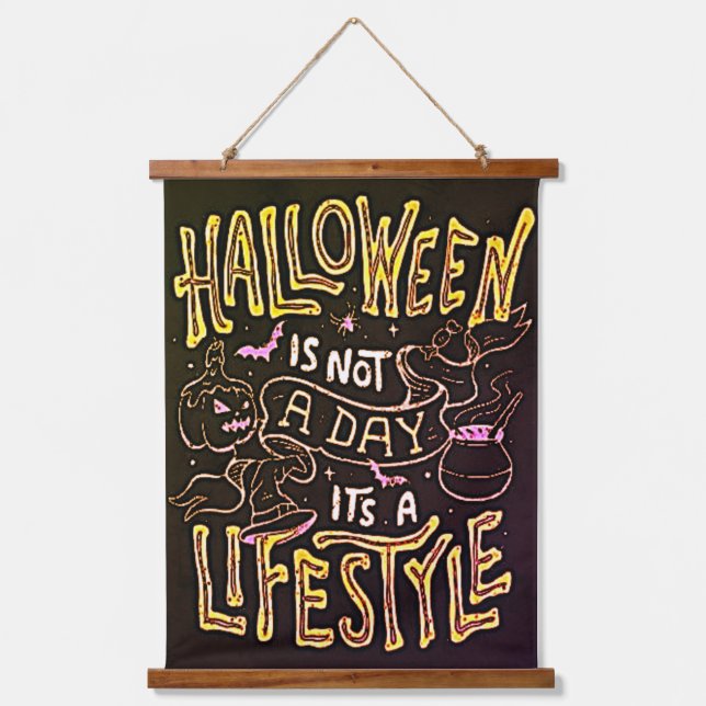 Halloween  celebration hanging tapestry (Front)