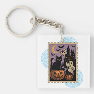 Halloween celebration key ring