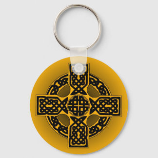 Halloween celtic cross keychain