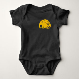 Halloween Cemetery Baby Bodysuit