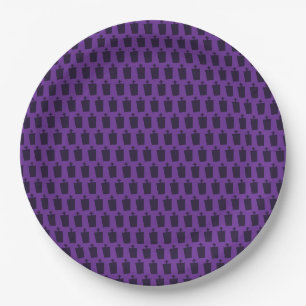 halloween cemetery paper plate