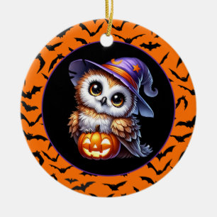 Halloween ceramic ornament