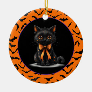 Halloween ceramic ornament