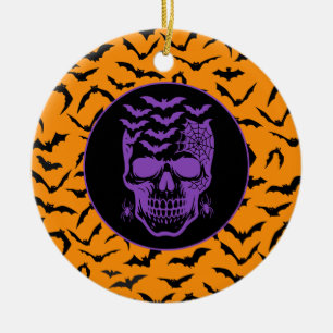 Halloween ceramic ornament