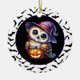 Halloween ceramic ornament