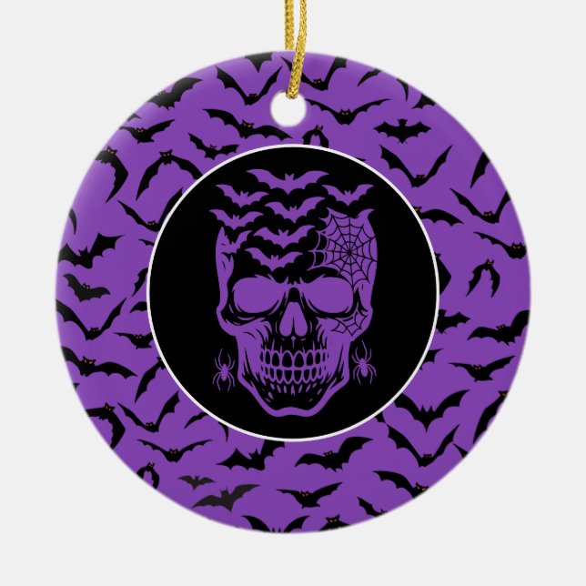 Halloween  ceramic ornament (Front)