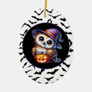 Halloween ceramic ornament