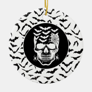 Halloween ceramic ornament