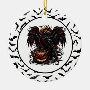 Halloween ceramic ornament