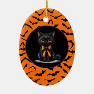 Halloween ceramic ornament