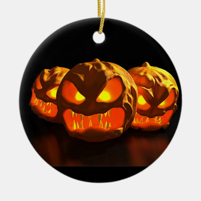 Halloween Ceramic Ornament (Front)