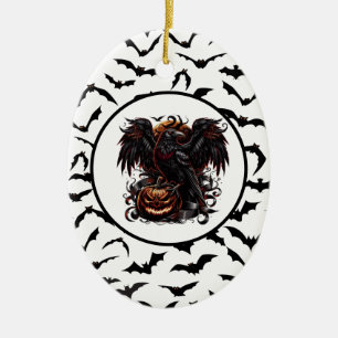 Halloween ceramic ornament