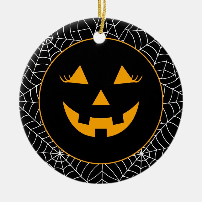Halloween  ceramic ornament (Front)