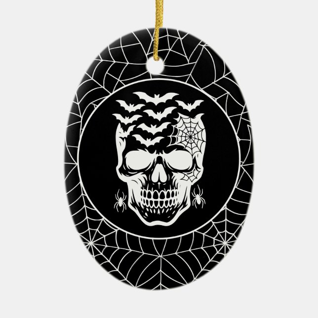 Halloween  ceramic ornament (Front)