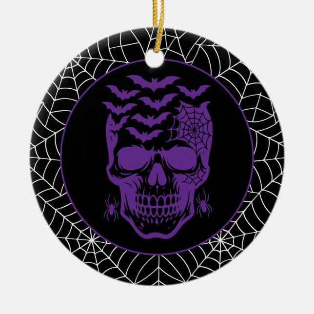 Halloween  ceramic ornament (Front)