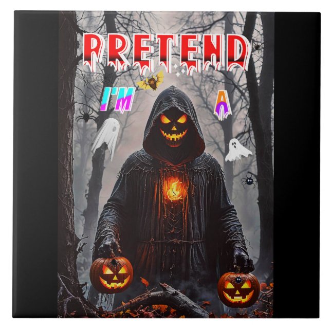 Halloween Ceramic Tile (Front)
