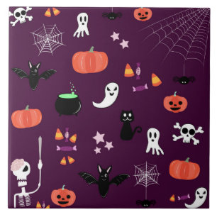 Halloween Ceramic Tile