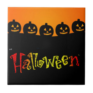 Halloween Ceramic Tile