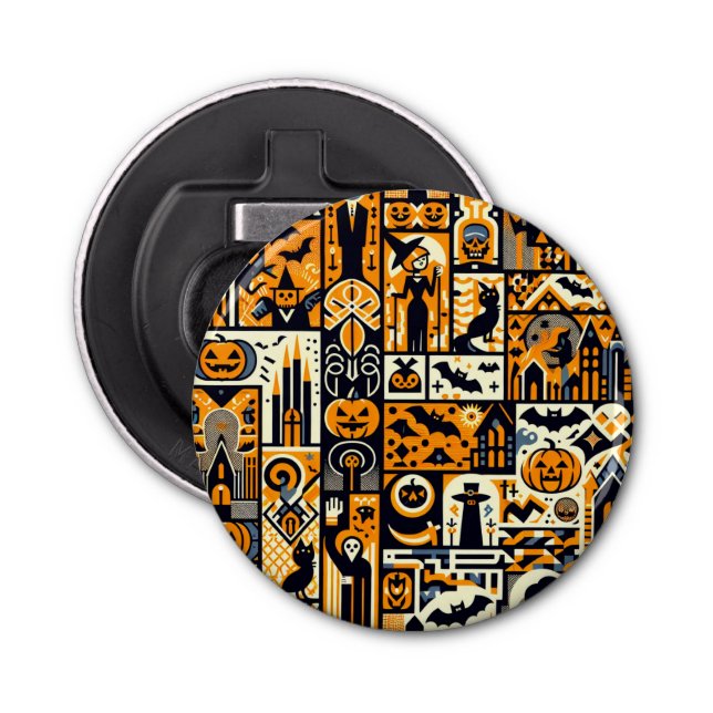 Halloween Characters Bottle Opener (Front)