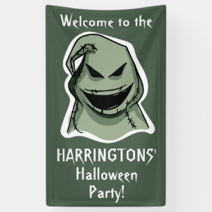 Halloween Characters custom text banner 1/4