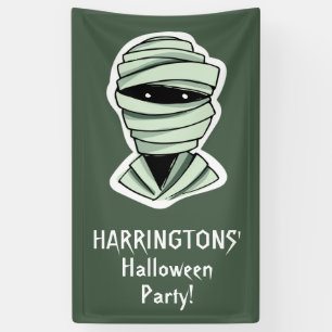 Halloween Characters custom text banner 2/4