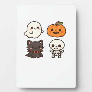Halloween Characters � Ghost, Pumpkin, Black Cat & Plaque