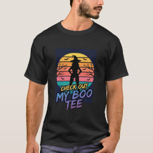Halloween Check Out My Boo Tee Design_1