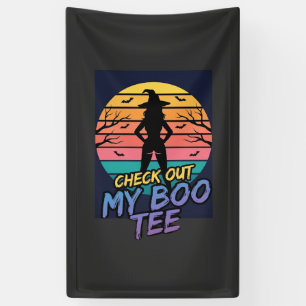 Halloween Check Out My Boo Tee Design_1 Banner