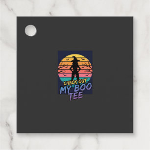 Halloween Check Out My Boo Tee Design_1 Favour Tags
