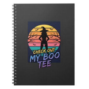 Halloween Check Out My Boo Tee Design_1 Notebook