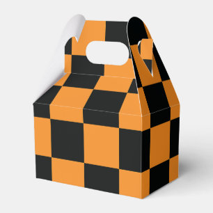 Halloween Checkers Pattern Favour Box