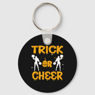 Halloween Cheerleading Funny Costume Cheerleader C Key Ring