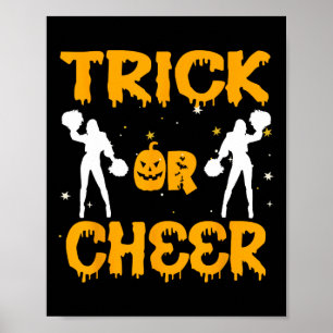 Halloween Cheerleading Funny Costume Cheerleader C Poster