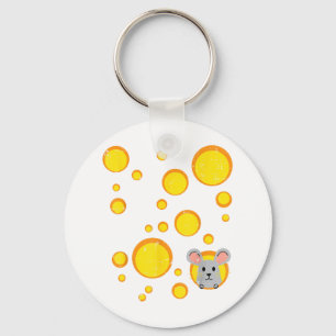 Halloween Cheese Holes Mouse Cute Rat Costume Men Key Ring