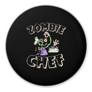Halloween Chef Ceramic Knob