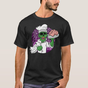 Halloween Chef Cook Zombie Cooking Funny funny coo T-Shirt