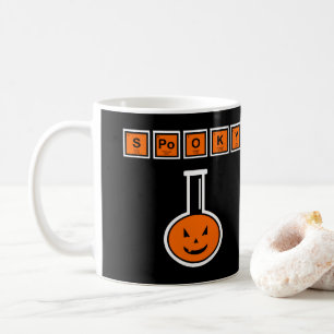 Halloween Chemistry Spooky Pumpkin Coffee Mug
