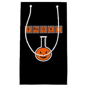 Halloween Chemistry Spooky Pumpkin Gift Bag