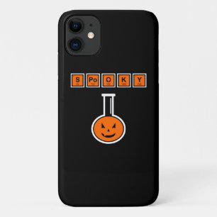 Halloween Chemistry Spooky Pumpkin iPhone 11 Case