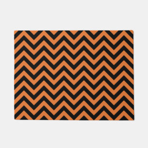 Halloween Chevron Doormat